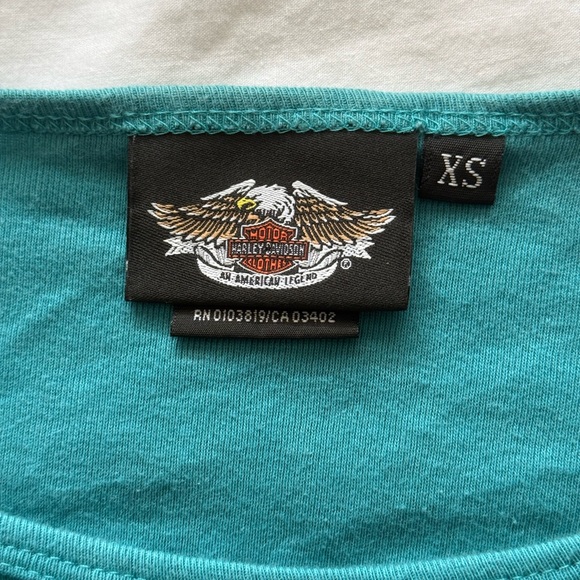 Harley-Davidson Blue Long Sleeve Graphic Tee - Picture 2 of 3